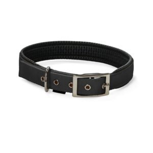 RECORD L DOG COLLAR BLACK 48-63 CM