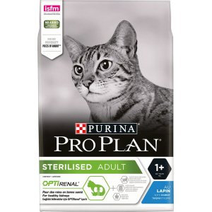 PURINA PRO PLAN STERILISED ADULT OPTI-RENAL RABBIT CAT 1,5KG