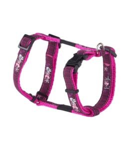 ROGZ FANCY HARNESS 23-37CM SMALL PINK LOVE