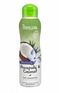 TROPICLEAN PET SHAMPOO WHITENING AWAPUHI & COCONUT 355ML